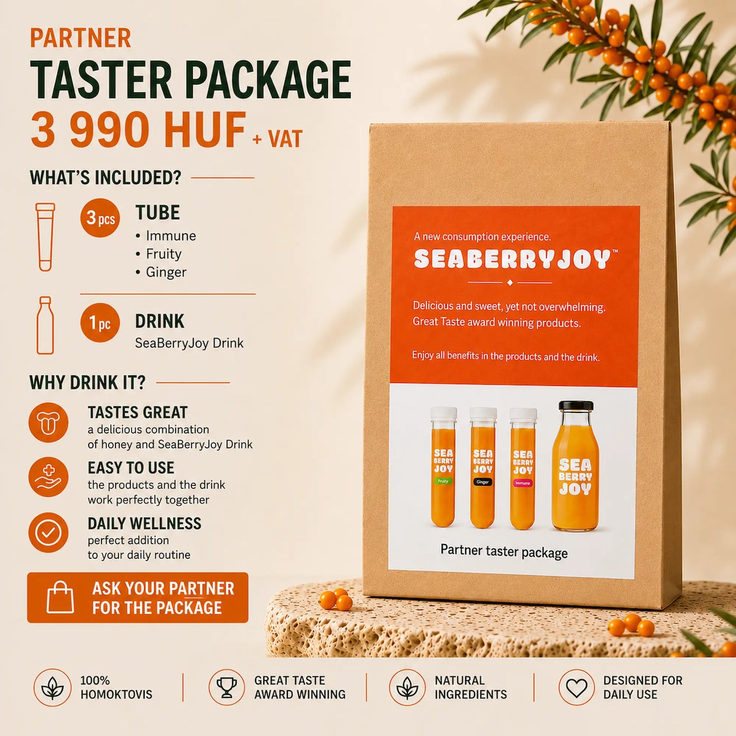 Taster package